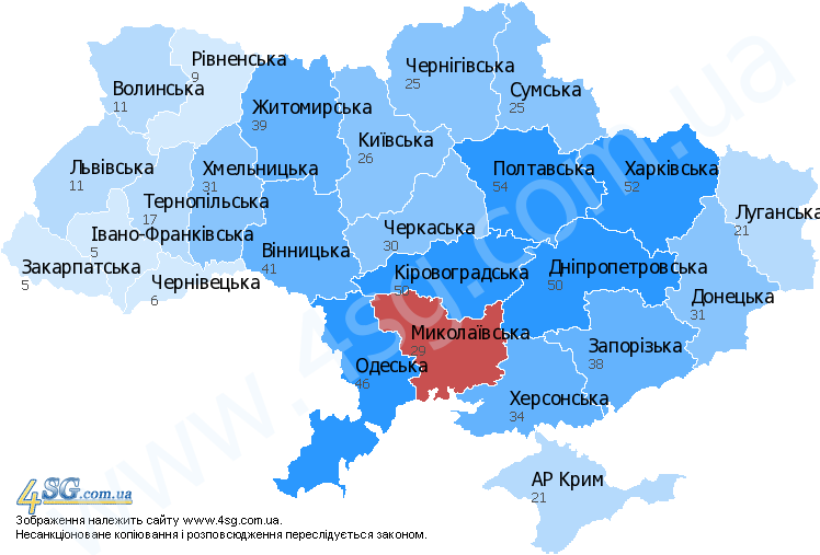 Миколаївська область - Елеватори україни на карті. Елеватори розділені ...
