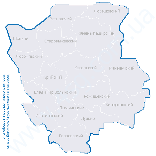 Карта Лугинського Району